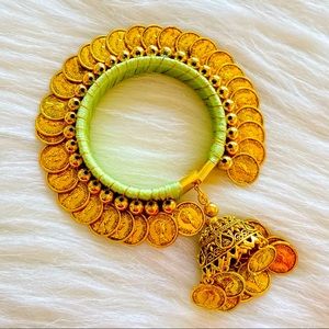 Silk Thread Coin Bracelet